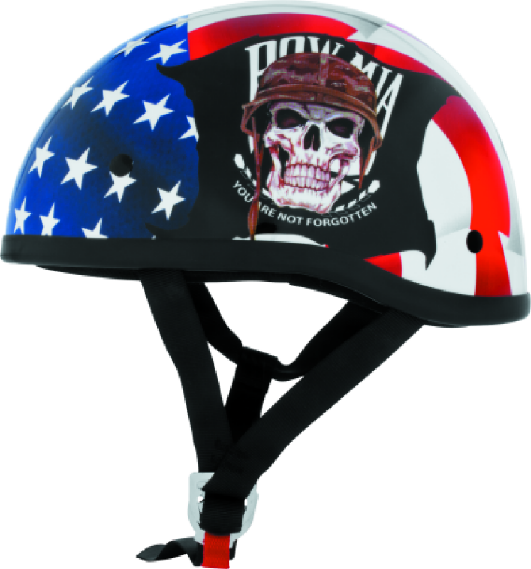 Bikers Choice Skid Lids POW MIA Original Helmet - XL - 646960