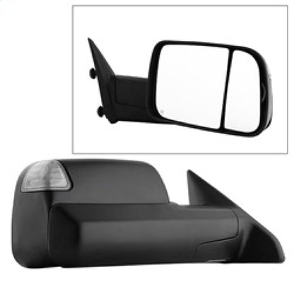 Xtune Dodge Ram 1500 09-12 Power Heated Adjust Mirror Black HoUSing Right MIR-DRAM09S-PWH-R SPYDER