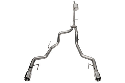 Corsa 2021-2023 Ford F-150 SuperCrew/5.5ft Bed 5.0L V8 Sport Cat-Back Dual Rear Exit-Polished CORSA Performance