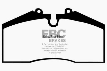 EBC GreenStuff Front Brake Pads - DP2767 EBC