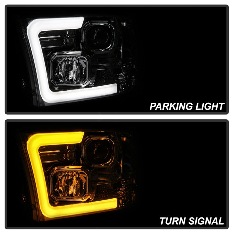 Spyder 09-16 Dodge Ram 1500 Ver 2 Proj Headlight - Light Bar Turn Signal - Chro - PRO-YD-DR09V2-SB-C SPYDER