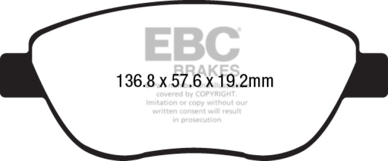EBC GreenStuff Front Brake Pads - DP22212 EBC