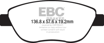 EBC GreenStuff Front Brake Pads - DP22212 EBC