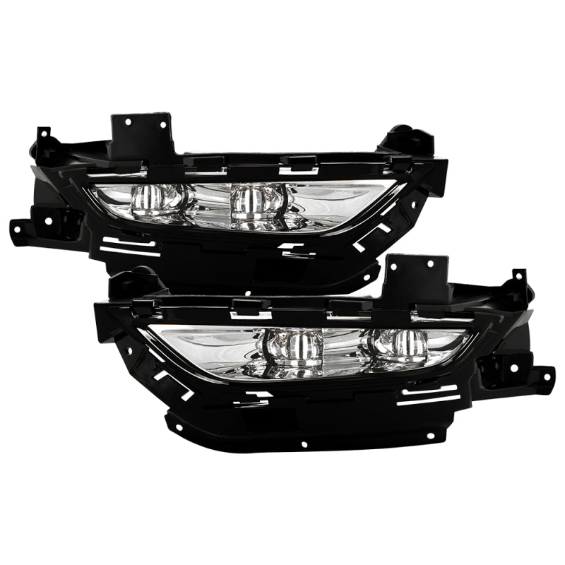 Spyder Chrysler 200 2015-2016 OEM Style Full LED Fog Lights W/Universal Switch- Clear SPYDER