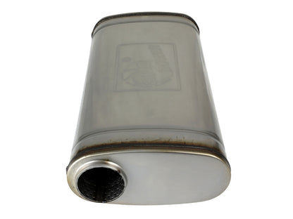 aFe MACH Force XP 304 Stainless Steel Muffler 2.5in Center/Offset 18in L x 9in W x 4in H aFe