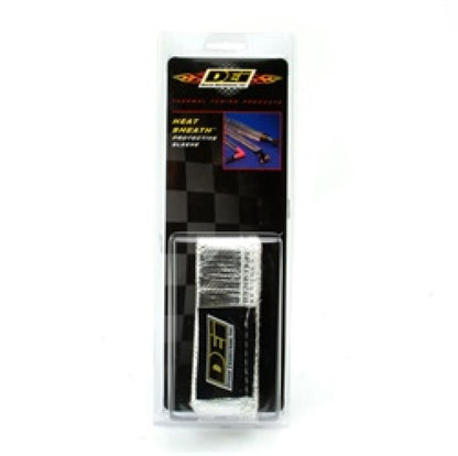DEI Heat Sheath 3/4in x 3ft - Aluminized Sleeving- Sewn Edge DEI
