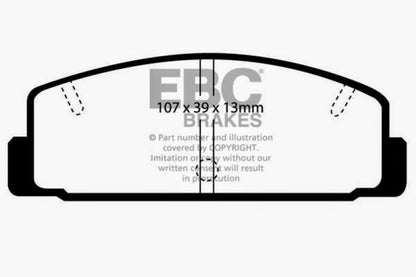 EBC Ultimax2 Rear Brake Pads - UD332 EBC