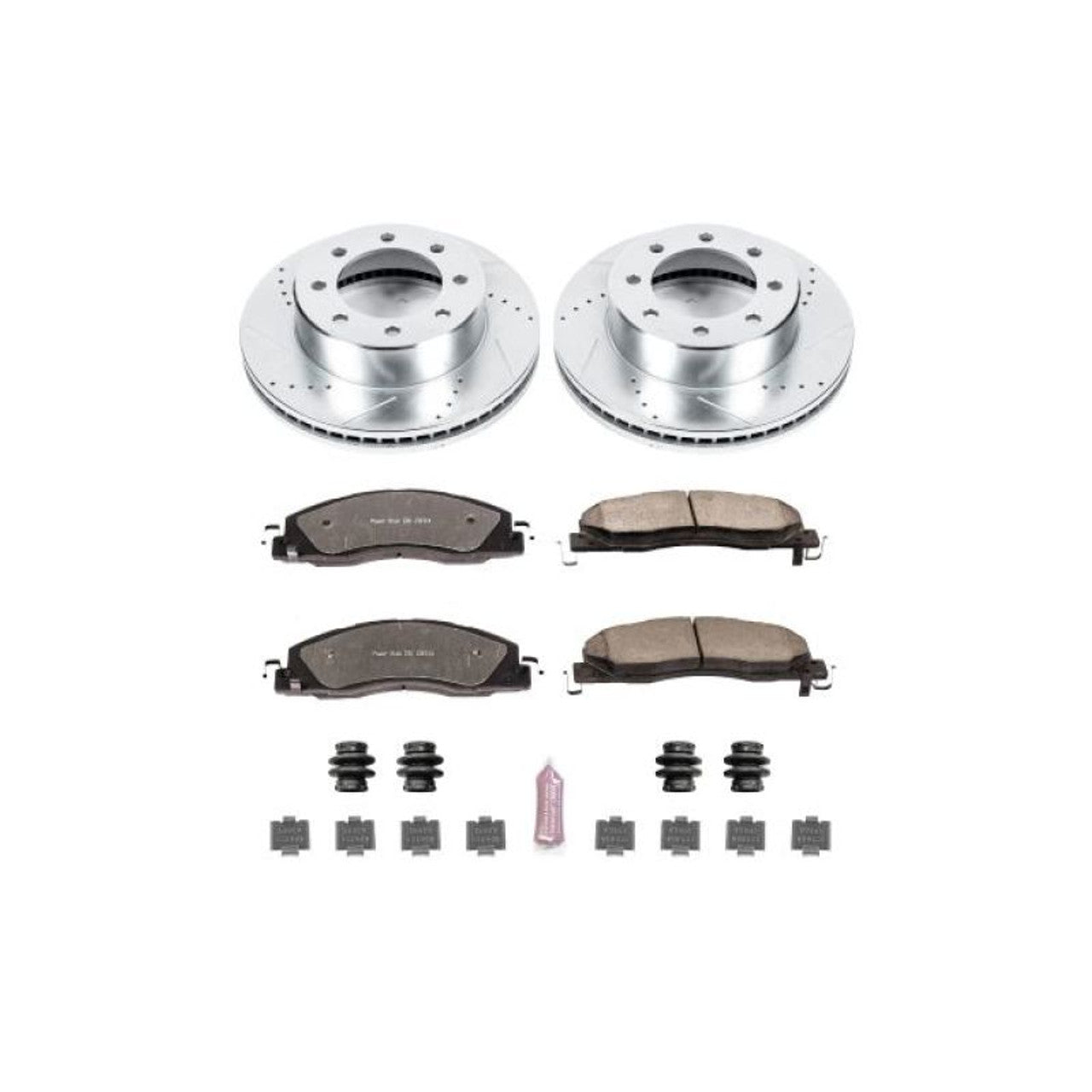Power Stop 13-18 Ram 5500 Front & Rear Z17 Coated Brake Kit