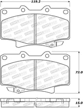 Load image into Gallery viewer, StopTech Premium Ceramic Rear Brake Pads - 308.05020