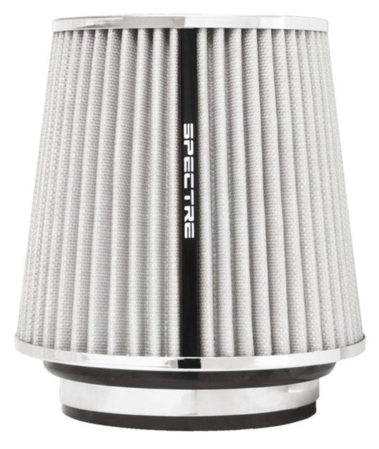 Spectre Universal Conical Air Filter 3/3-1/2/4 in Flange White - 8138