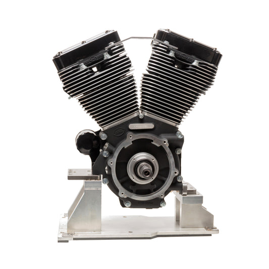 S&S Cycle 07-16 Touring Models T124LC Black Edition Longblock Engine - 585 GE Cams