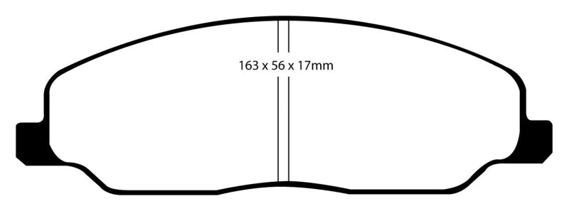 EBC BlueStuff Front Brake Pads - DP51740NDX EBC