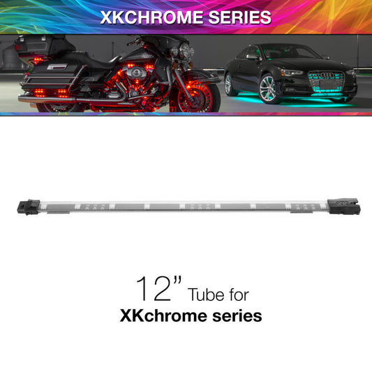 XKGlow 12in Multi Color LED tube for XKchrome & 7 Color Series - Part XK-4P-T-12