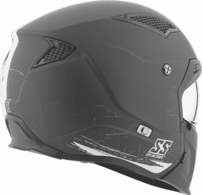 Speed and Strength SS2400 Tough As Nails Helmet Black/White - 2XL