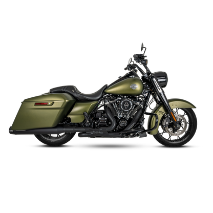 Vance & Hines HD M8 Touring Blackbird 450 Slip-on Exhaust - Wrinkle Black