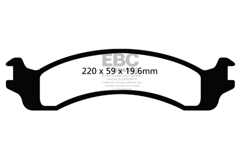 EBC Ultimax2 Front Brake Pads - UD859