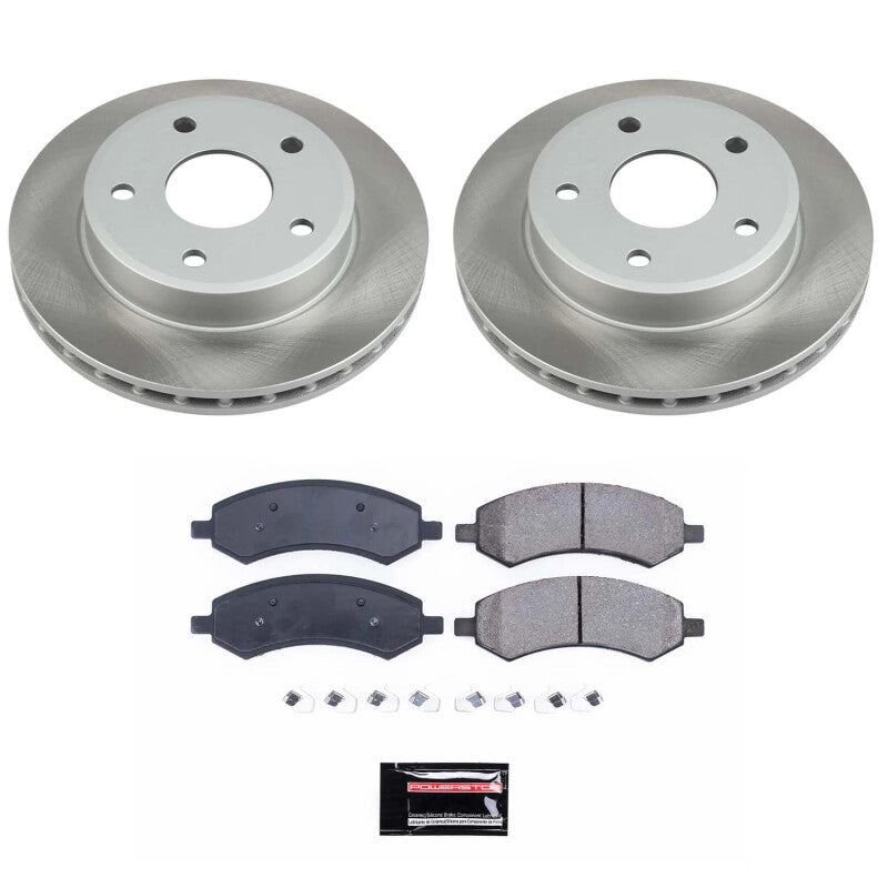 Power Stop 2011 Ram Dakota Front Semi-Coated Rotor Kit PowerStop