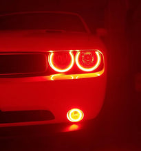 Load image into Gallery viewer, Oracle 08-14 Dodge Challenger Dynamic Surface Mount Headlight Halo Kit - ColorSHIFT - Dynamic