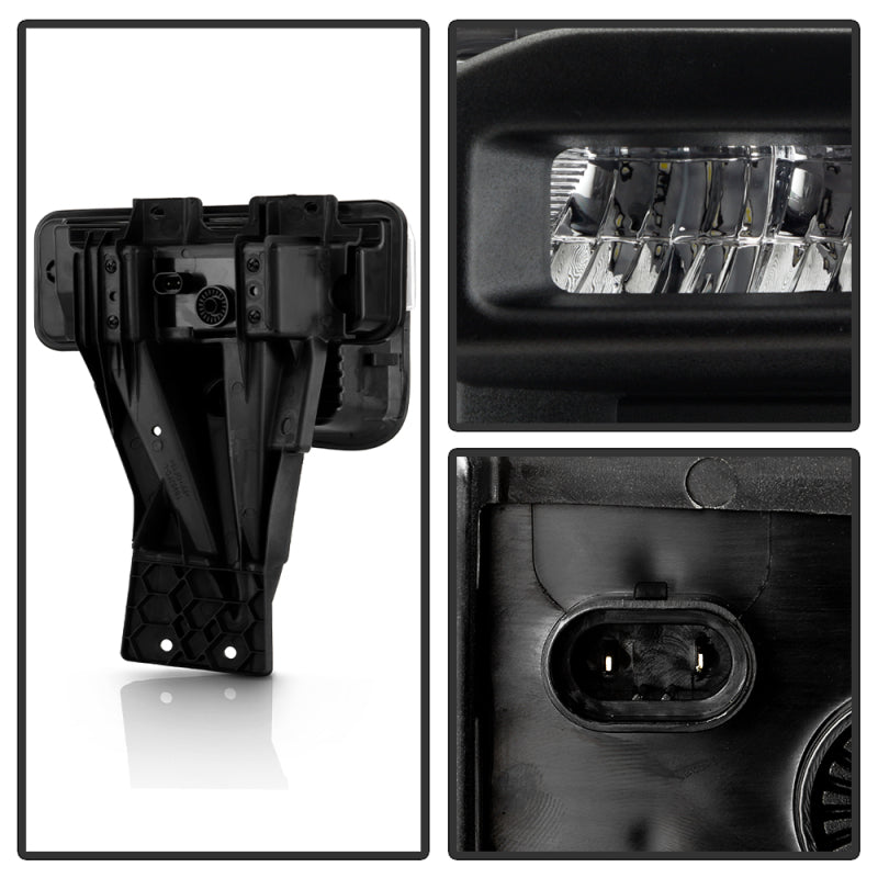 Spyder 20-22 Ford F250/F350 Super Duty OEM Full LED Fog Lights W/ Switch - Clear SPYDER