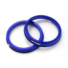 Load image into Gallery viewer, Wheel Mate Muteki Hub Ring 73.1mm x 64.1mm 2 Piece - Blue