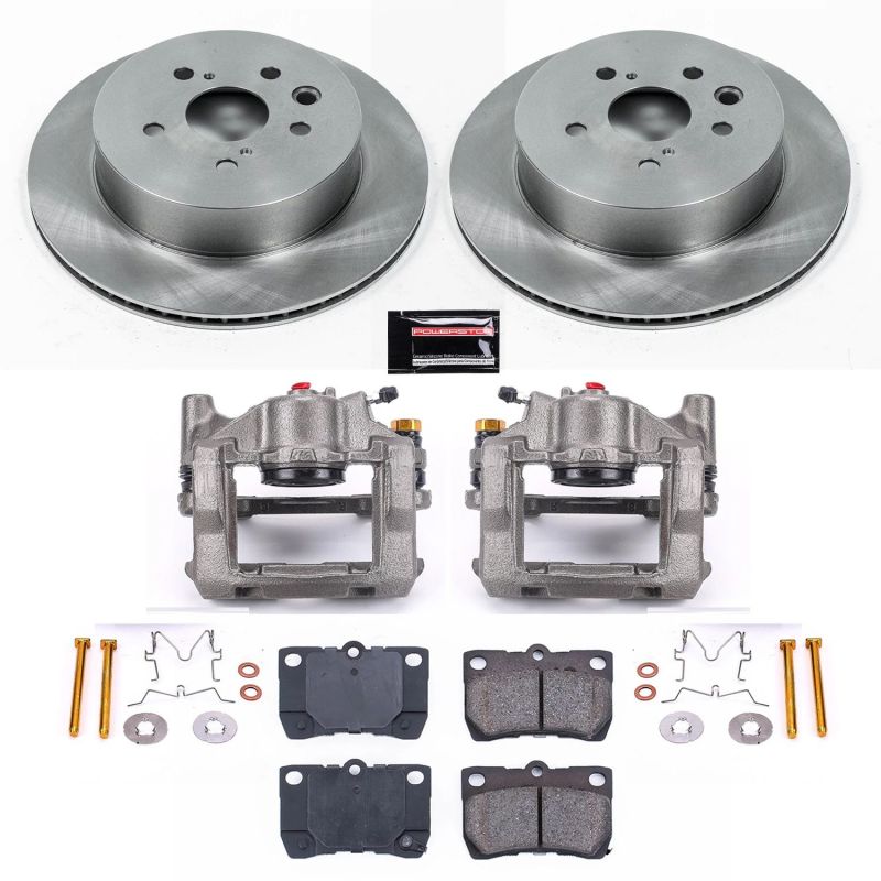 Power Stop 07-11 Lexus GS350 Rear Autospecialty Brake Kit w/Calipers PowerStop