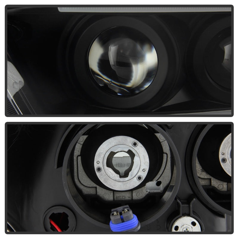 Spyder Toyota Tacoma 16-18 (TRD Model Only) Projector Headlights Black Smoke PRO-YD-TT16V1-SEQ-BSM SPYDER