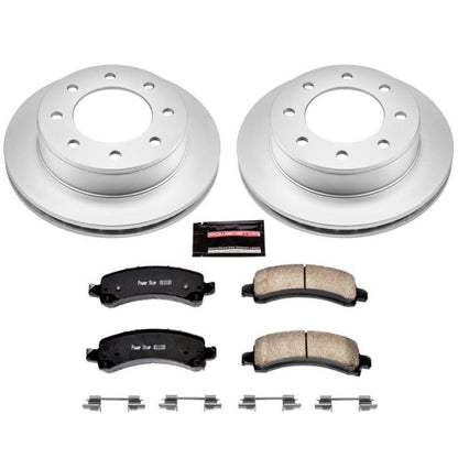 Power Stop 03-17 Chevrolet Express 2500 Rear Z17 Evolution Geomet Coated Brake Kit PowerStop