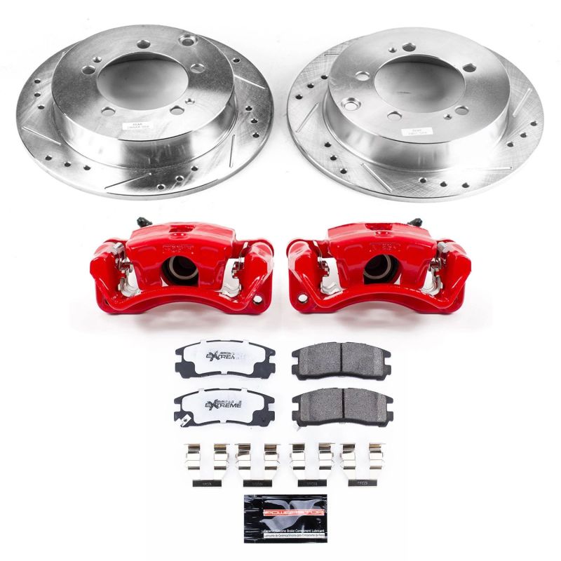 Power Stop 95-05 Chrysler Sebring Rear Z26 Street Warrior Brake Kit w/Calipers PowerStop