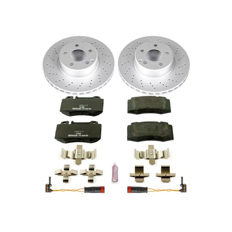 Power Stop 03-06 Mercedes-Benz CL500 Front Euro-Stop Brake Kit PowerStop