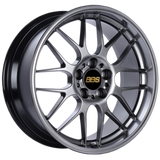 BBS RG-R 17x7.5 5x100 ET35 PFS Diamond Black Wheel -82mm PFS/Clip Req