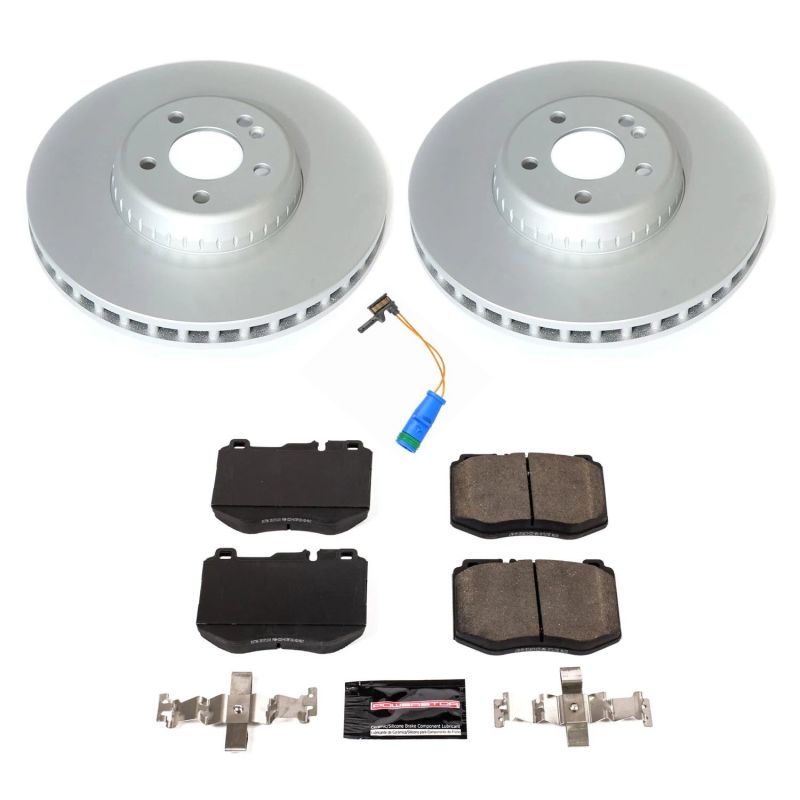 Power Stop 2017 Mercedes-Benz E300 Front Z17 Evolution Geomet Coated Brake Kit PowerStop