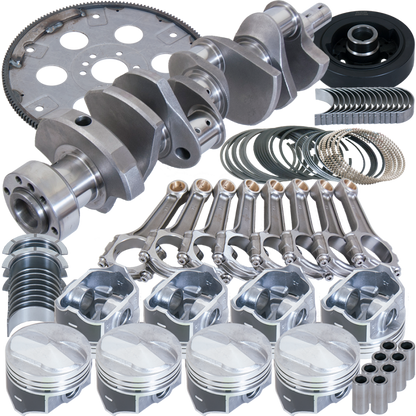 Eagle Chevy 454 1Pc 4.000in Crank 6.135in I-Beam Rods 4.310in Pistons 168 Tooth FP Balanced Assembly