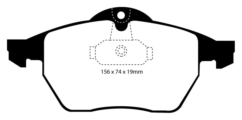 EBC YellowStuff Front Brake Pads - DP41062R