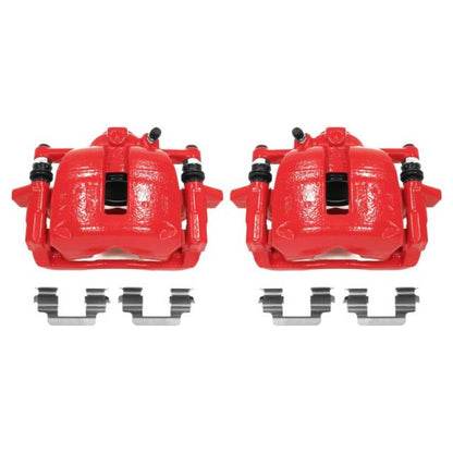 Power Stop 07-16 Mini Cooper Front Red Calipers w/Brackets - Pair PowerStop