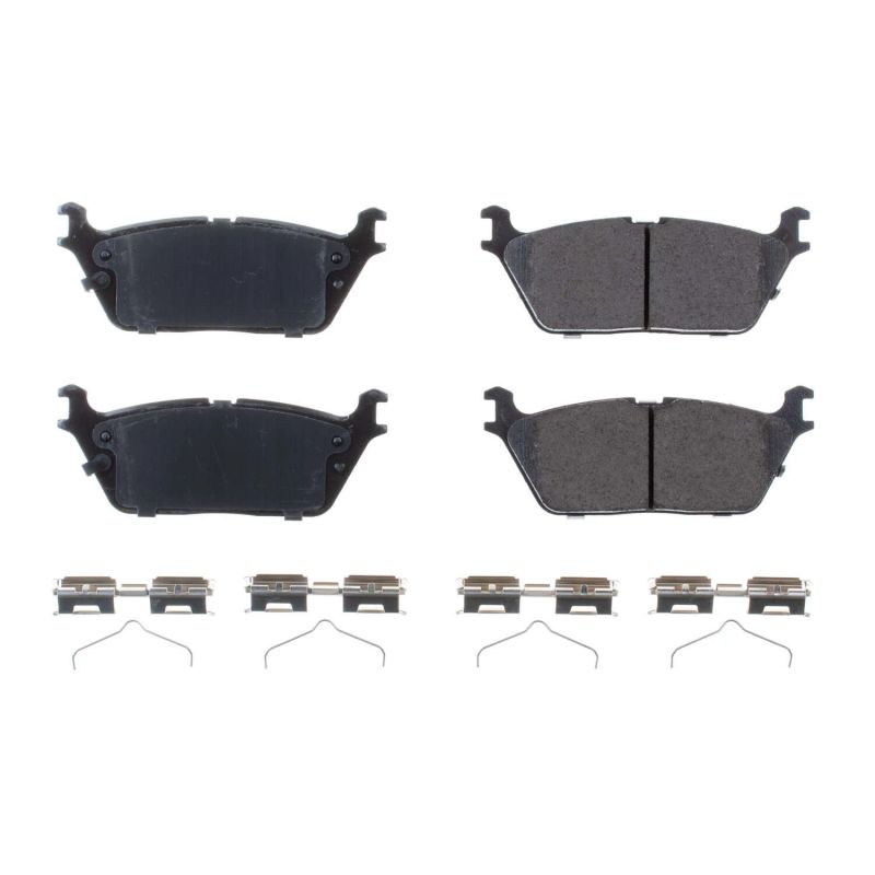 Power Stop 2019 Ram 1500 Rear Z17 Evolution Ceramic Brake Pads w/Hardware PowerStop