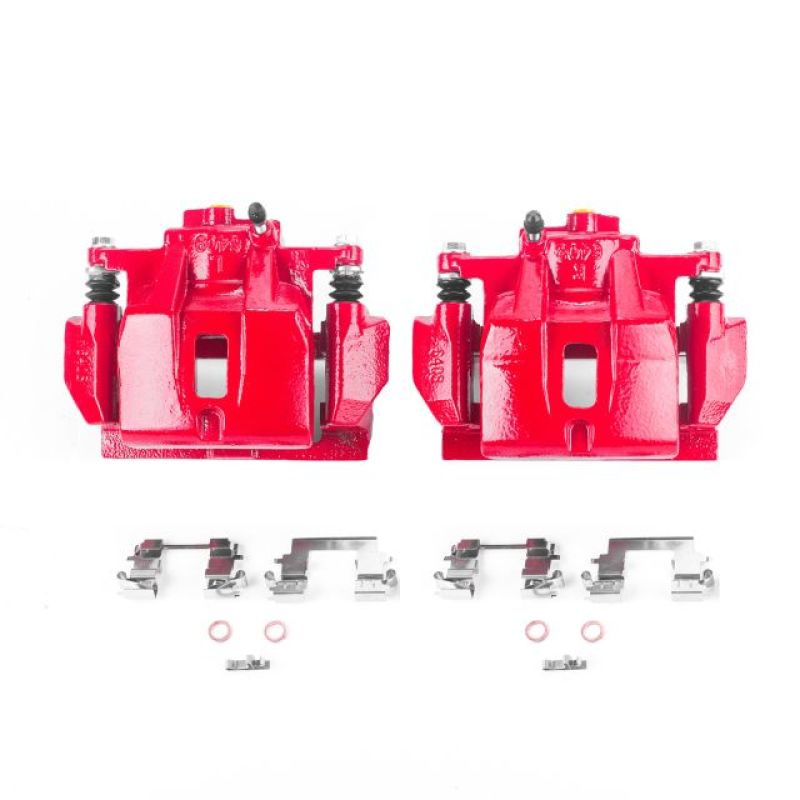 Power Stop 04-06 Lexus RX330 Front Red Calipers w/Brackets - Pair PowerStop