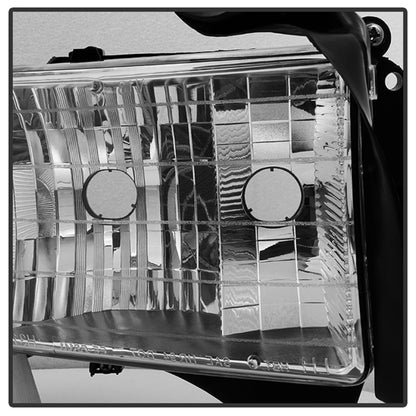 Xtune Dodge Ram Sport Model Only 1999-2002 OEM Headlights Chrome HD-JH-DR99-SP-C SPYDER