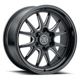 Method Raised MR802 20x10 / 5x5 BP / -18mm Offset / 71.5mm Bore - Double Black Milled Wheel