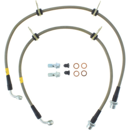 StopTech 12-15 Scion IQ Stainless Steel Front Brake Lines Stoptech