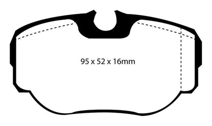 EBC Ultimax2 Rear Brake Pads - UD493 EBC