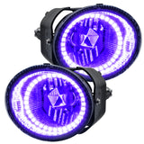 Oracle Lighting 01-02 Nissan Frontier Pre-Assembled LED Halo Fog Lights -UV/Purple SEE WARRANTY