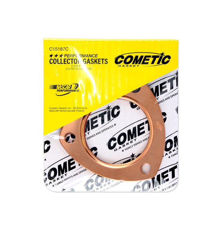 Cometic Exhaust Header Collector Gasket .043in Copper-2.5in Diameter Port-3.5in Bolt Circle-Set Cometic Gasket