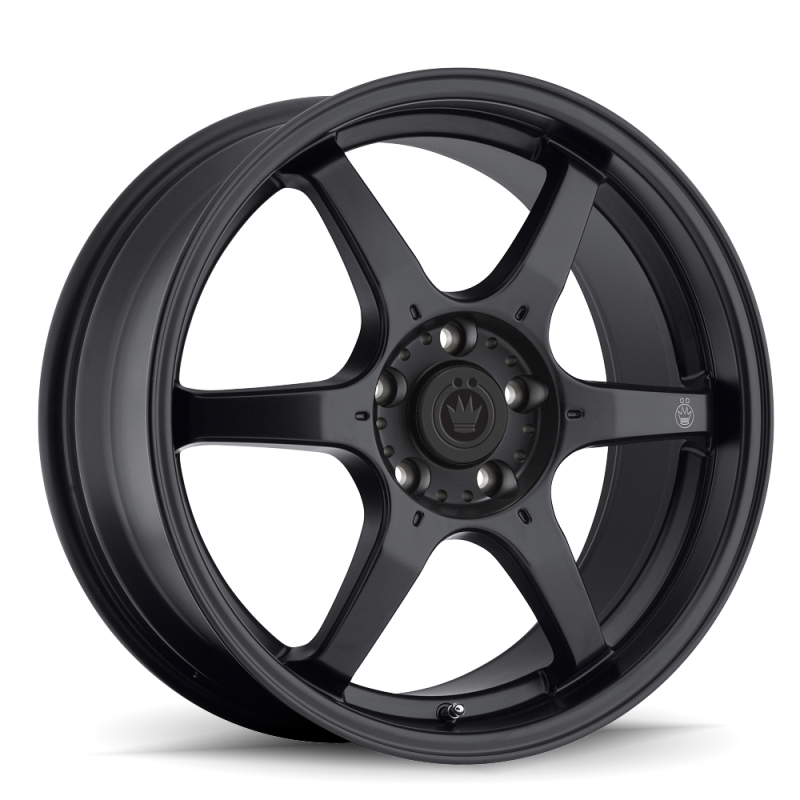 Konig Backbone 17x7.5 5x114.3 ET45 Matte Black Milling Logo on Spoke