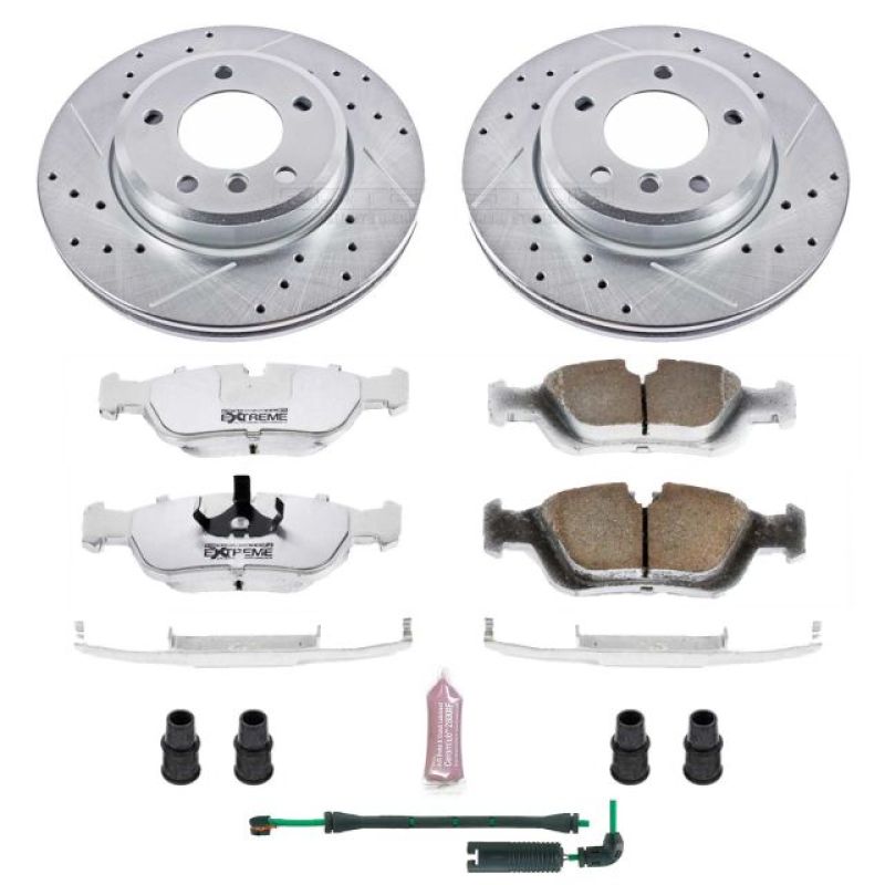 Power Stop 2000 BMW 323i Front Z26 Street Warrior Brake Kit PowerStop