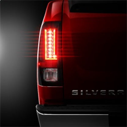 Spyder 07-13 Chevy Silverado (Exc 2010 Model) Verison 2 LED Tail Lights ALT-YD-CS07V2-LED-BSM SPYDER