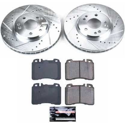 Power Stop 92-93 Mercedes-Benz 500E Front Z23 Evolution Sport Brake Kit PowerStop