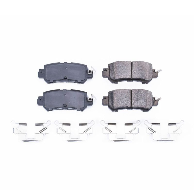 Power Stop 16-18 Mazda CX-3 Rear Z17 Evolution Ceramic Brake Pads w/Hardware PowerStop