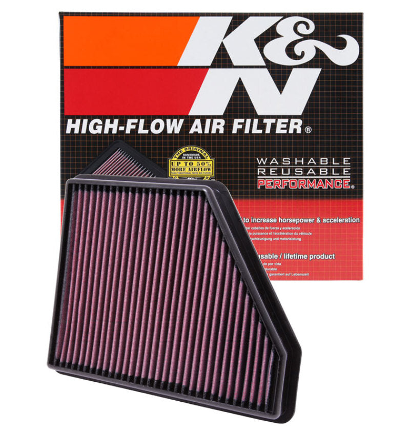 K&N 10 Chevy Camaro 3.6/6.2L Drop In Air Filter K&N Engineering