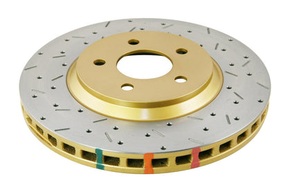 DBA 4000 Series XS Drilled & Slotted Front Rotor for 2005-2010 Ford Mustang GT / 2011+ Mustang V6 (DBA42113XS)