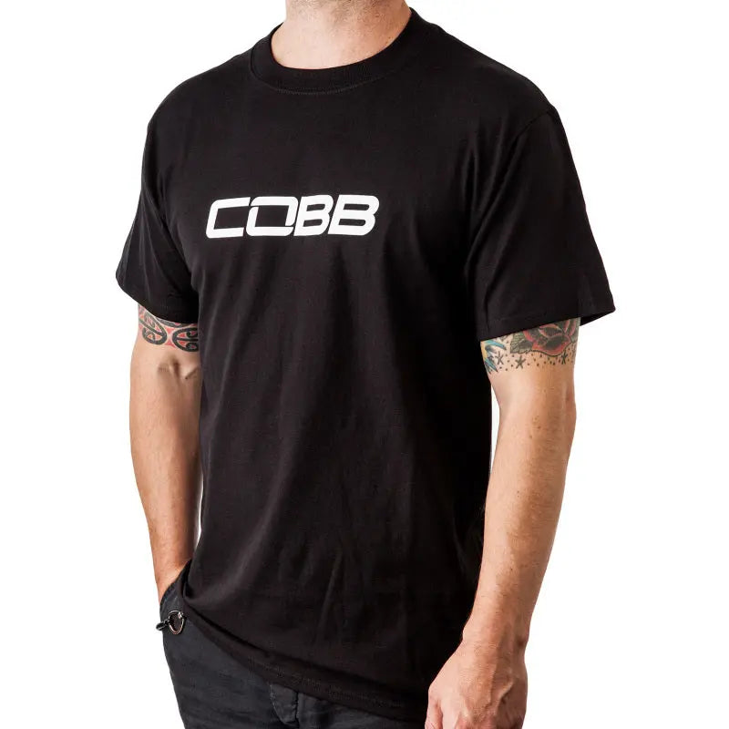 COBB Tuning Logo Mens Tee - Size Small CO-BLACKCOBB-S COBB